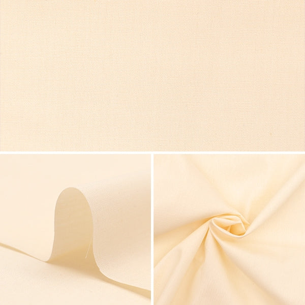 [From quantity 5] Fabric "T/C Broad Cream YTC45205-01"