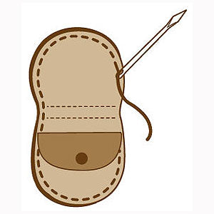 Hand sewing needle "Leather needle 57-381" Clover