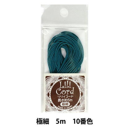 끈 "Lily Code Extra Found 5m No. 10 Color (Blue)"Kanagawa