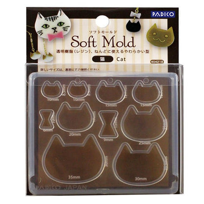 Resin Mold "Soft Mold Cat 404218" PADICO Pajiko