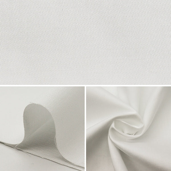 [From quantity 5] Fabric "40 satin white 1 KY8010"