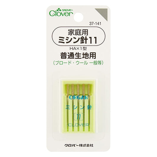 缝纫针“家用缝纫机11 ha×1型普通织物37-141”三叶草三叶草