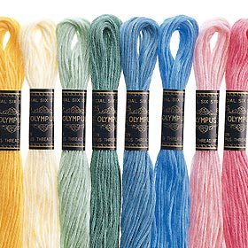 Fil de broderie "Olympus 25 n ° 25 Thread de broderie 556" Olympus Olimpass