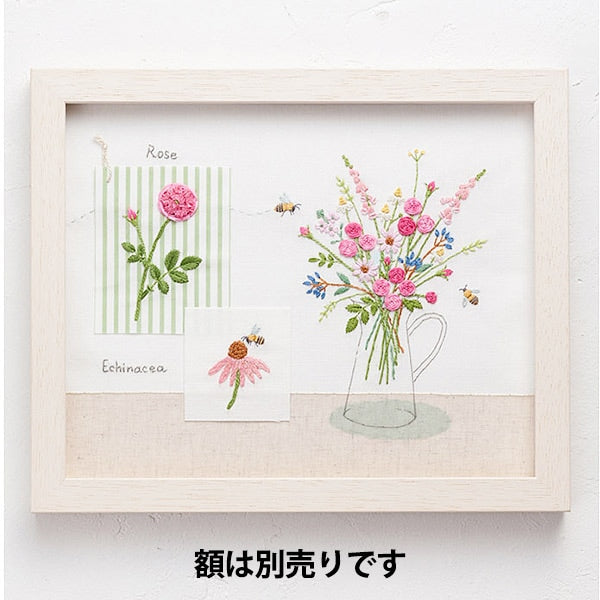 Embroidery kit "Kazuko Aoki Color Collection PINK (Pink) No.965" LECIEN Lecien COSMO Cosmo