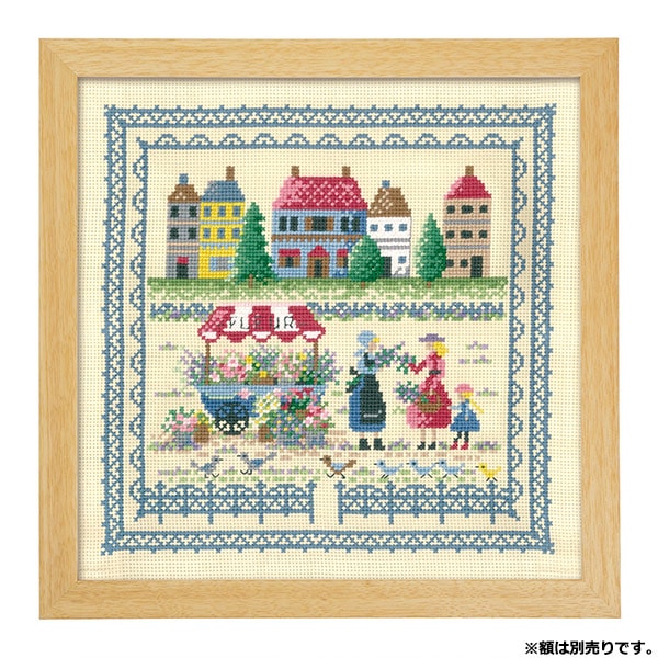 طقم تطريز "Onoe Megumi Cushion City Scene 6058" Olympus