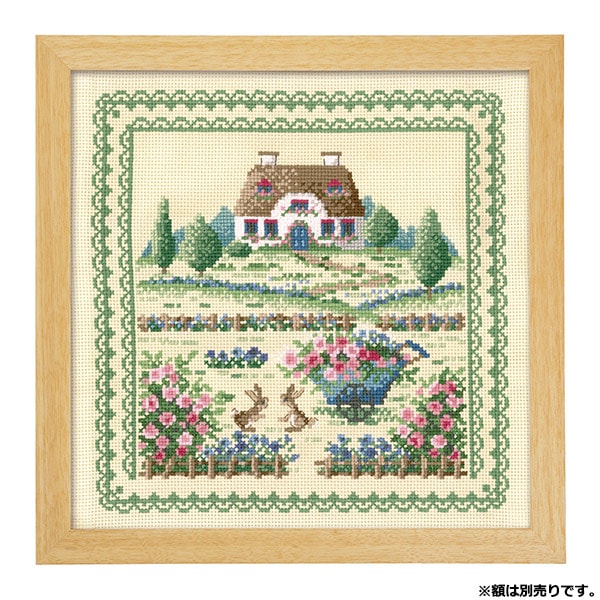 刺繡套件“ Onoe Megumi Cushion鄉村景觀6059” Olympus