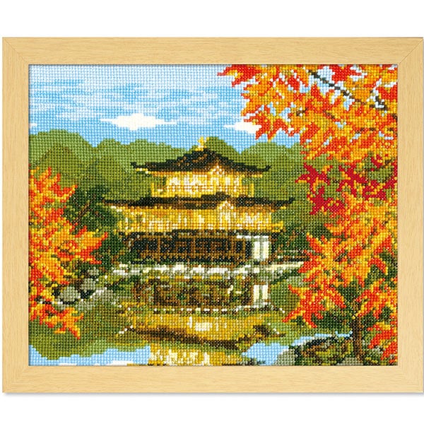 Embroidery kit "Embroidery Kit Kinkakuji 7416" Olympus