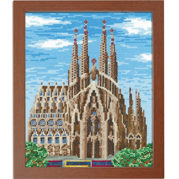 Embroidery kit "Shushu Kit Sagrada Family Spain 7474" Olympus