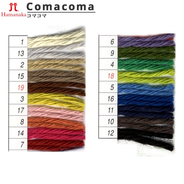 Spring / summerYarn "COMACOMA (Komakoma) 15th color" Hamanaka