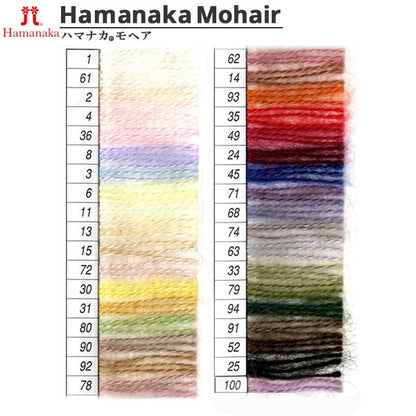 Fall and winterYarn "Hamanaka Mohair 100th color" Hamanaka