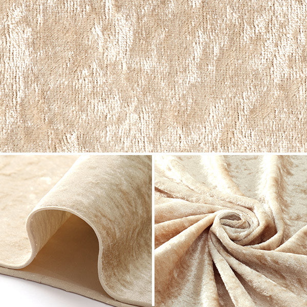 [From quantity 5] Fabric "Costume velor ivory"