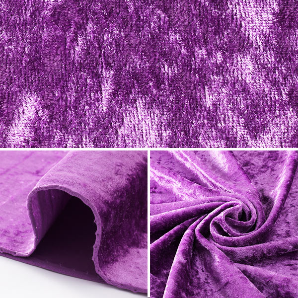 [De la quantité 5] tissu "costume velor violet"