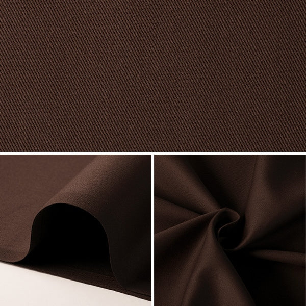 [De la quantité 5] Tissu "20 Twill Chocolate B17000Z-298"