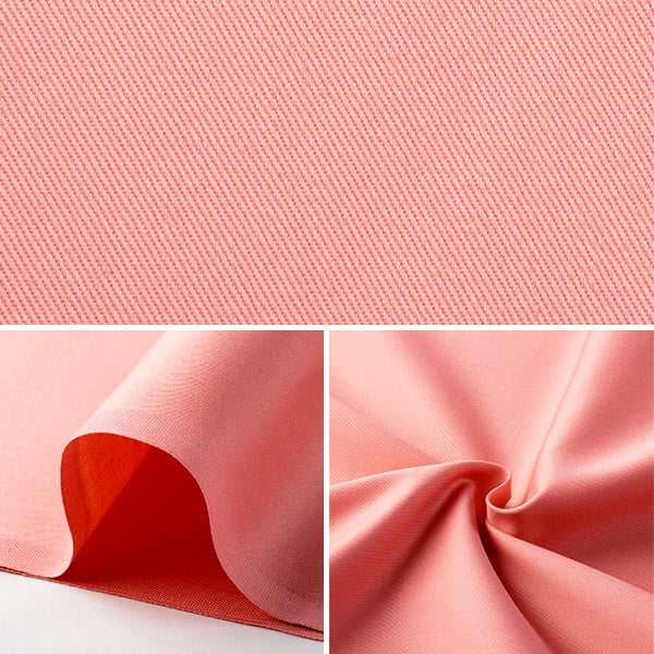 [From quantity 5] Fabric "20 twill salmon pink B17000Z-271"