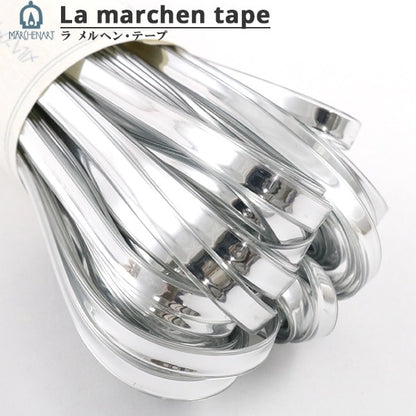 Handicraft tape "Lamel Hen Tape 5mm 30m Silver" MARCHENART Fairy art