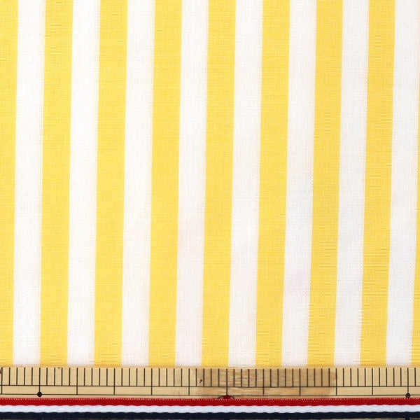 [De la quantité 5] Tissu "Dyeing Stripe Yellow"