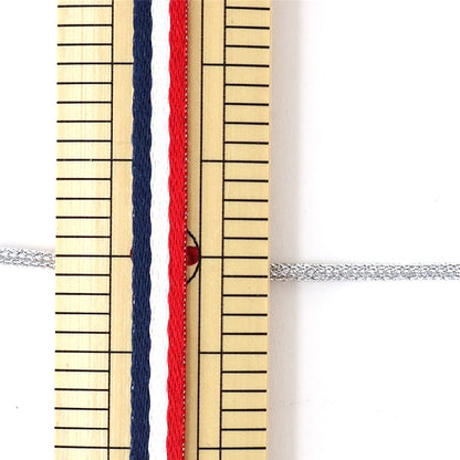 [Aus Menge 5] Kordel "H-1100-1mm-02 Code Silber" Elite Elite