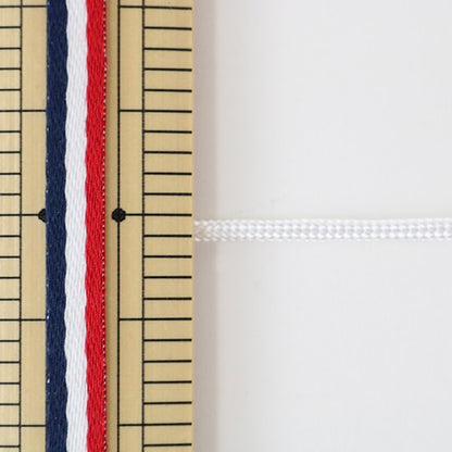 [De la cantidad 5] Cordón para manualidades "Código H-1100-1 mm-2 fuera de blanco] Elite Elite