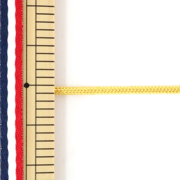 【数量5から】 手芸ひも 『H-1100-1mm‐7 コード からし色』 Elite エリート