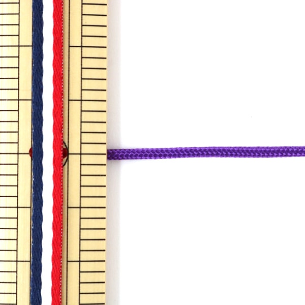 [Dalla quantità 5] Cordoncino per l'artigianato "Codice H-1100-1MM-1-11 Purple] Elite Elite