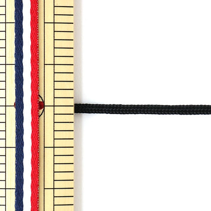 [Dalla quantità 5] Cordoncino per l'artigianato "Codice H-1100-1MM-14 Black] Elite Elite