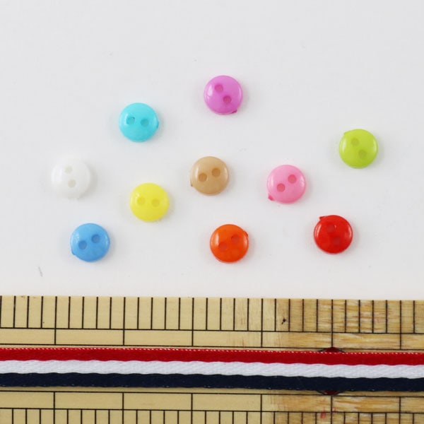 ボタン 『プラボタン MIX 6mm』 – Yuzawaya