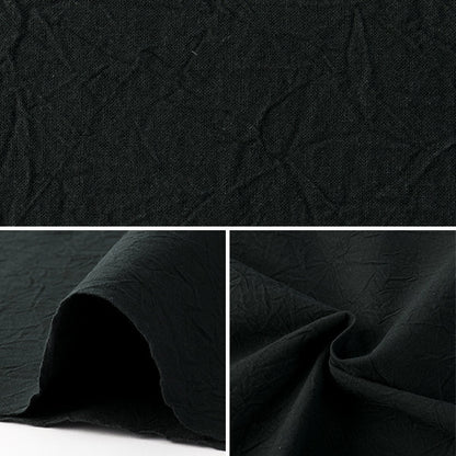 [From quantity 5] Fabric 『SheetingHand Washer Black]