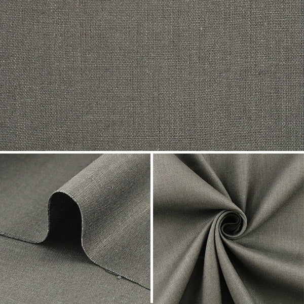 [From quantity 5] Fabric "Cotton linen black"