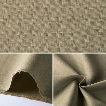 [From quantity 5] Fabric "Cotton linen green"