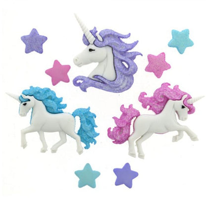 Button "Chilled button Magical Unicorns" Dress It Up