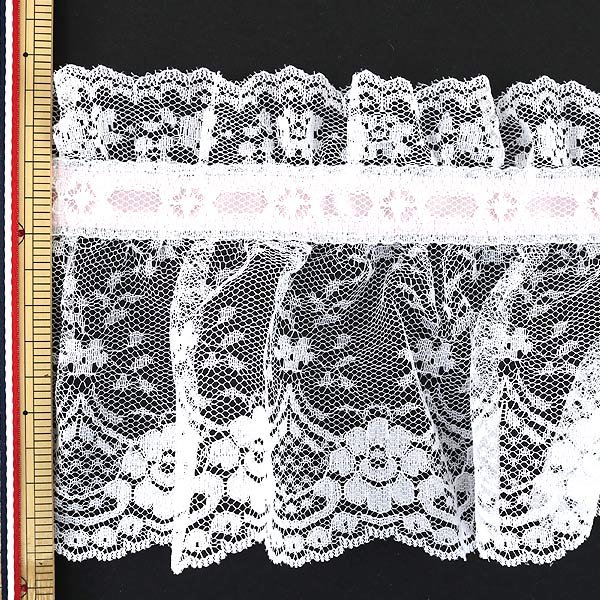 [Aus Quantität 5] Lace Ribon Tape "Spitze Pink 000618 K-C03 Billige Spitze"