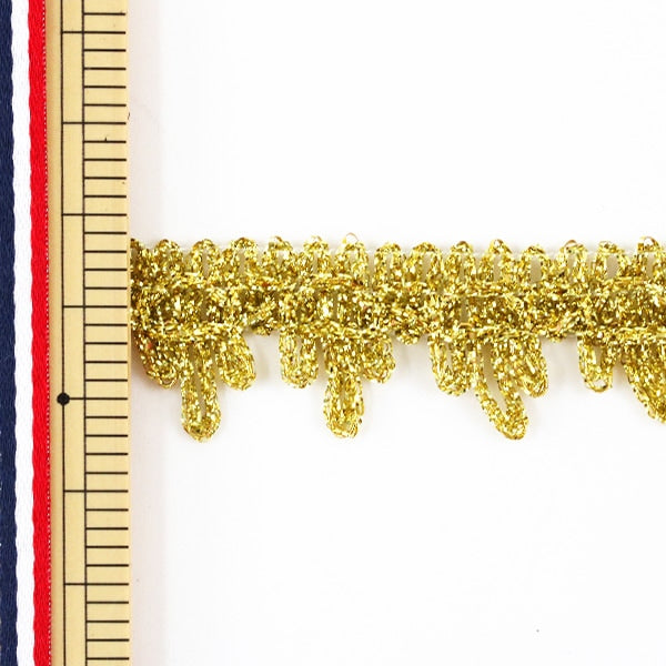 [From quantity 5] HandicraftTrim 『Glitter trim 9238 (Gold)]