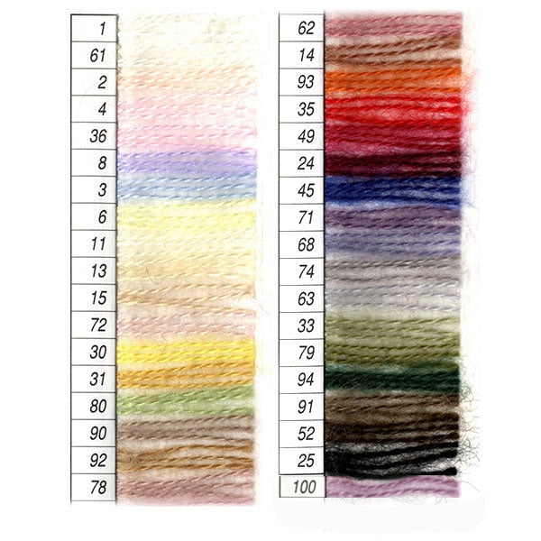 가을과 겨울털실 "Hamanaka Mohair 35 번째 컬러" Hamanaka