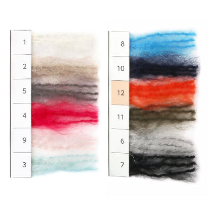 Automne / laine d'hiver "MOHAIR DE LOODE (MOHAIR LOOD) 8e couleur" Daruma Darma Yokota