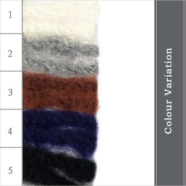 Laine d'automne / hiver "# 0,5 laine (Letengo Bang Wool) 4e couleur" Daruma Darma Yokota