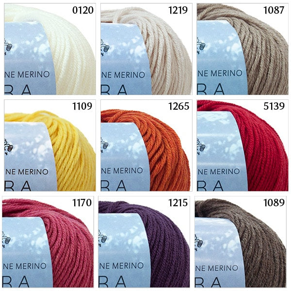 Automne et hiverpelote de laine "Alba (Alba) 1112 Couleur] Puppy