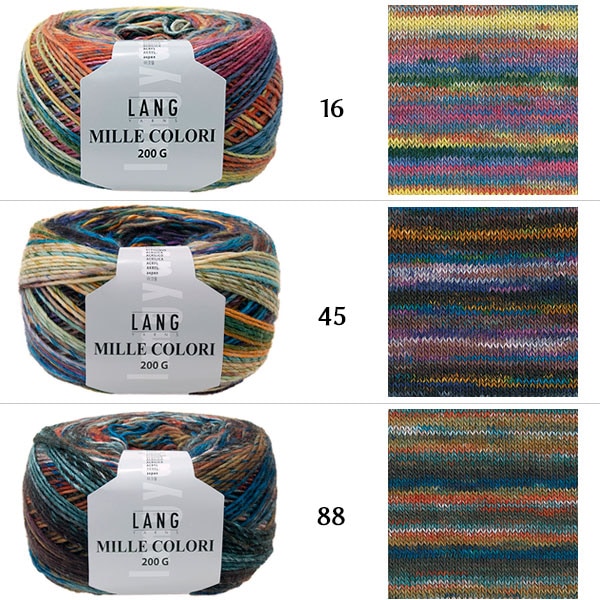 Осень и зимаПряжа "Mille Colori 200g 88th Color " Puppy