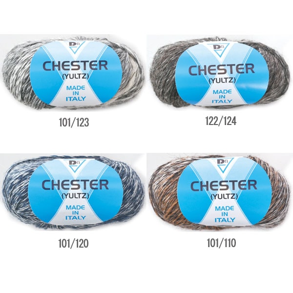 Otoño / Winter Wool "Chester (Chester) hecho en Italia 101 110 Color"