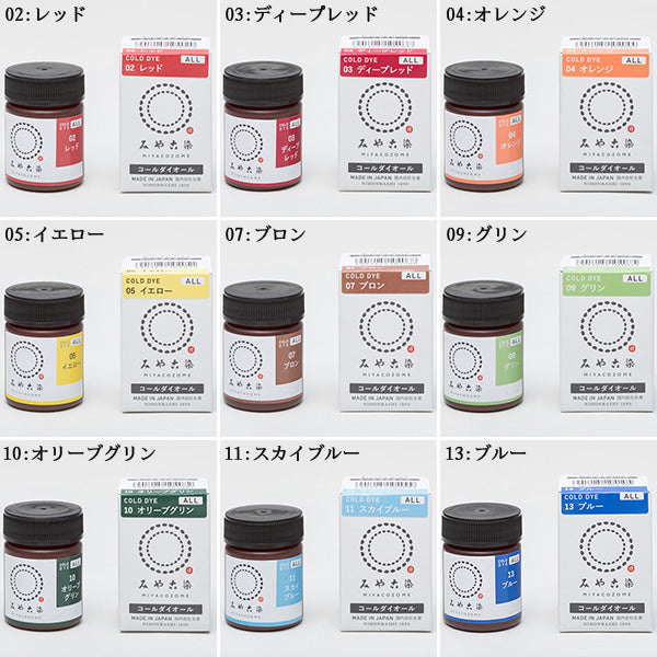 染料 『COLD DYE ALL (コールダイオール) 66カーキブロン』 KATSURAYA