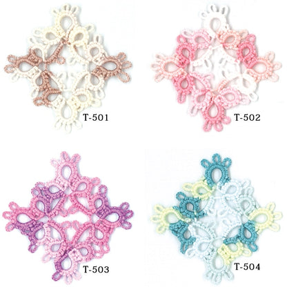 خيوط الكروشيه ``الوشمخيوط الكروشيه (رفيع) لون T501 ملون Olympus