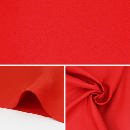 [From quantity 5] Fabric "Costume twill Fabric Red "