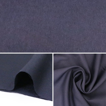 [From quantity 5] Fabric "Costume twill Fabric Navy "