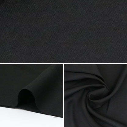 [De la quantité 5] tissu "costume twill tissu noir"