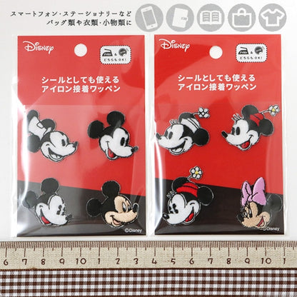 标志“铁粘合标志米奇鼠标鼠标Minney Mouse B ym-W Mickey” Kokka Kokka