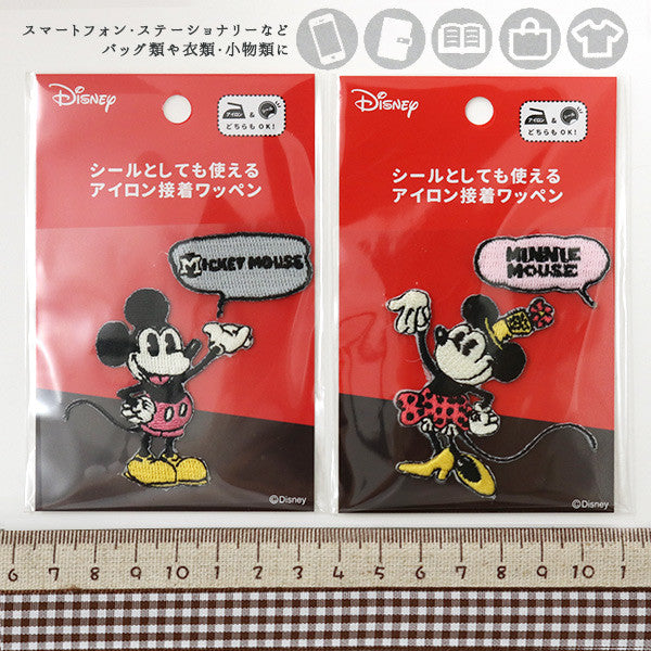 Patch "Iron glue Patch Disney Mickey Mouse Minnie Mouse E YM-W Minnie " KOKKA