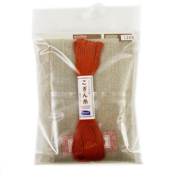 مجموعة التطريز "Harinowoto Koginzashi Pincushion Red Brick" من Olympus