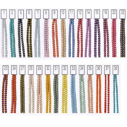 خيوط الغزل الحرفية "لون الغزل المعدني 1" ألياف بانامي بانامي تاكاجي