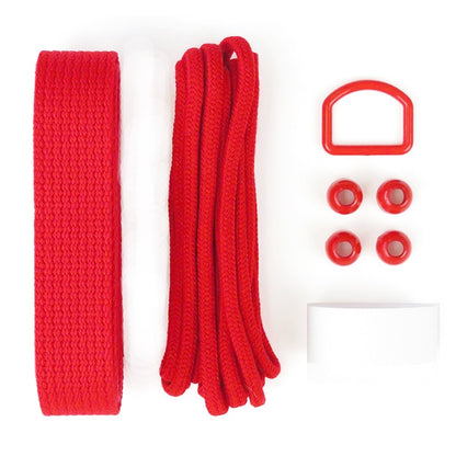 수예테이프 세트 "Full X Full Plain Red"