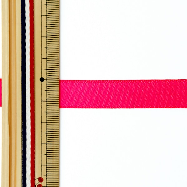 Ribbon "Double -sided satinRibbon Width 13mm x about 10m Shocking Pink "