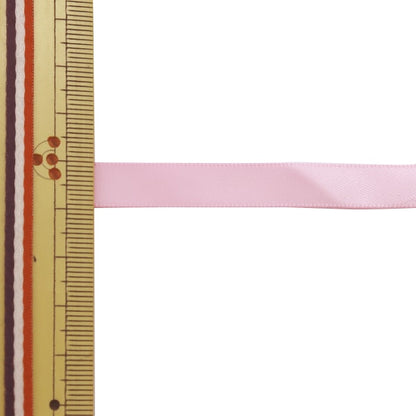 Ribbon "Double -sided satinRibbon Width 9mm x about 10m roll pink "